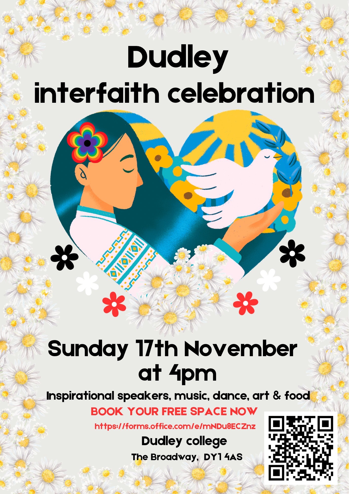 Poster for the Dudley Interfaith Celebration