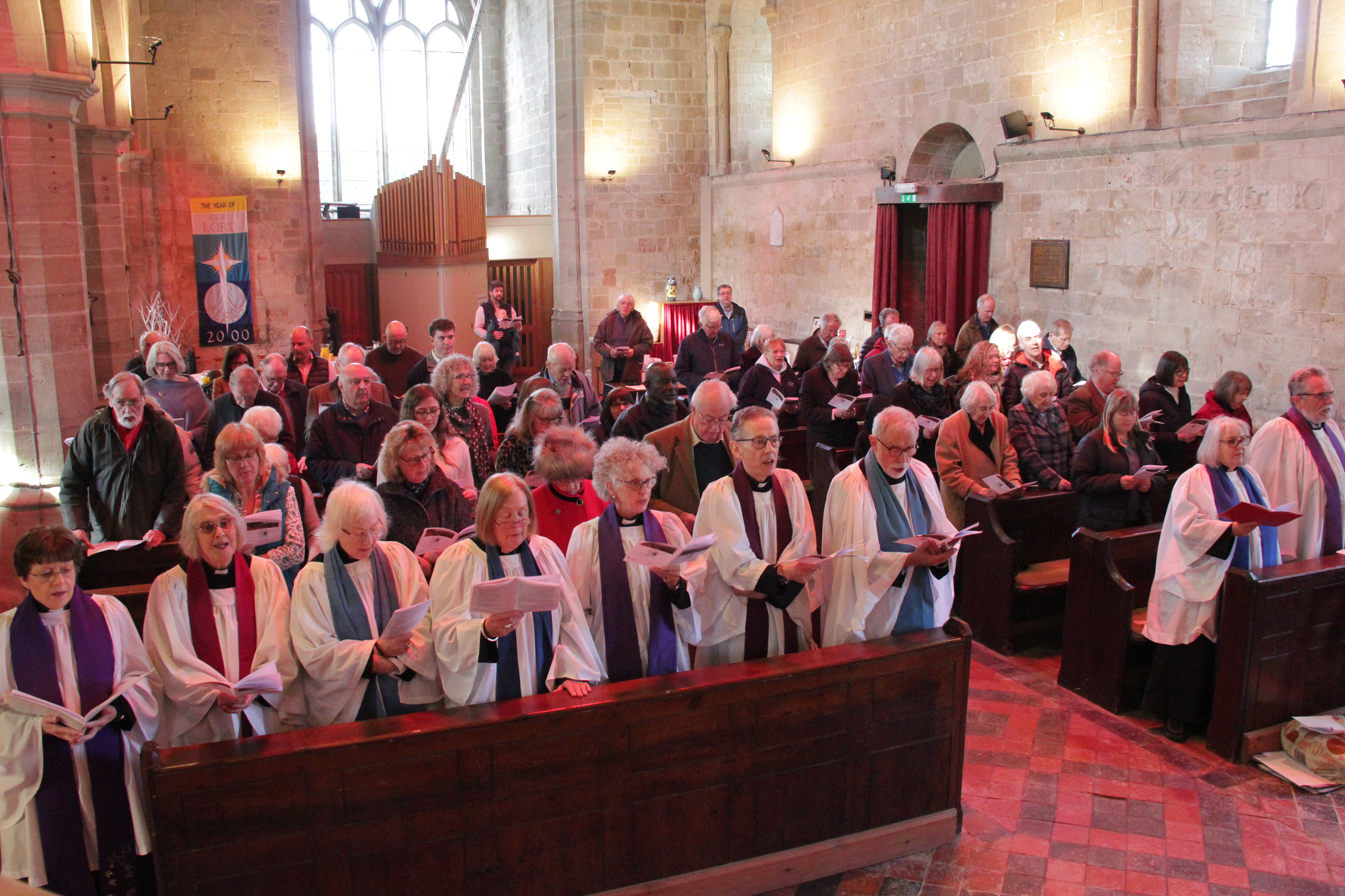 Rock church full at the celebration service for the Rural Mission Area