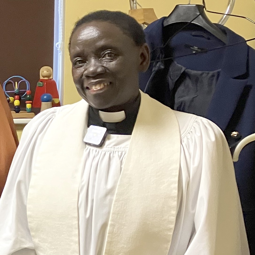 Head and shoulders shot of Jacqueline Shalloe in her robes