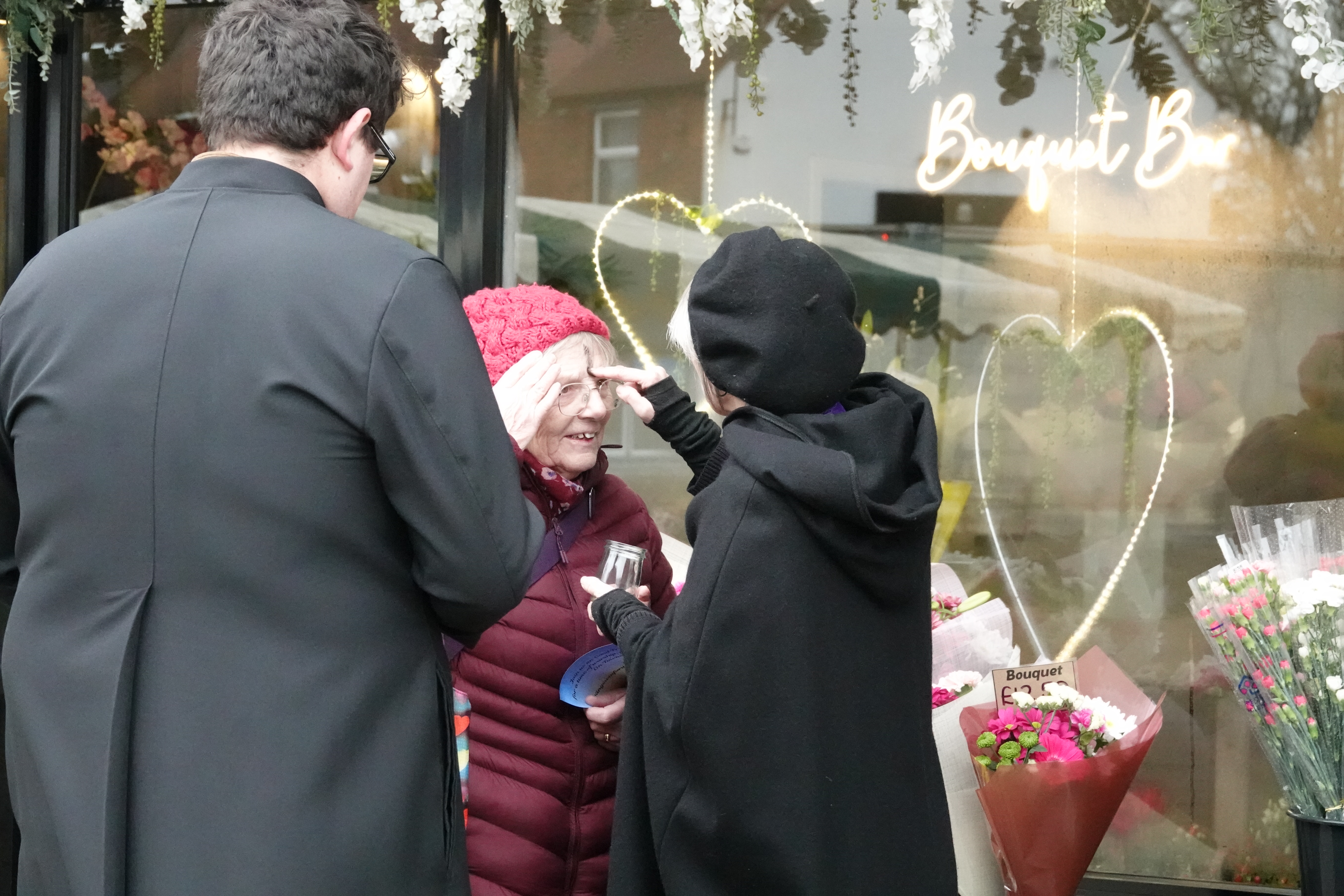 Lady receives ashes in Kingswinford parish