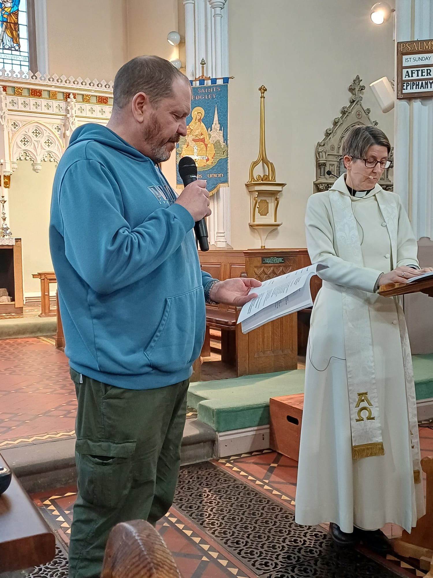 Andy renewal of Baptism vows