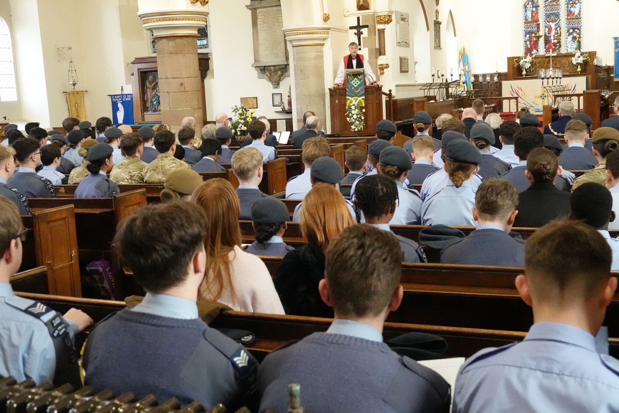 Bishop Hugh preaches the sermon at ATC Sunday