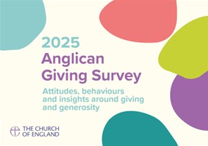 An image of the front cover of the Anglican giving survey report