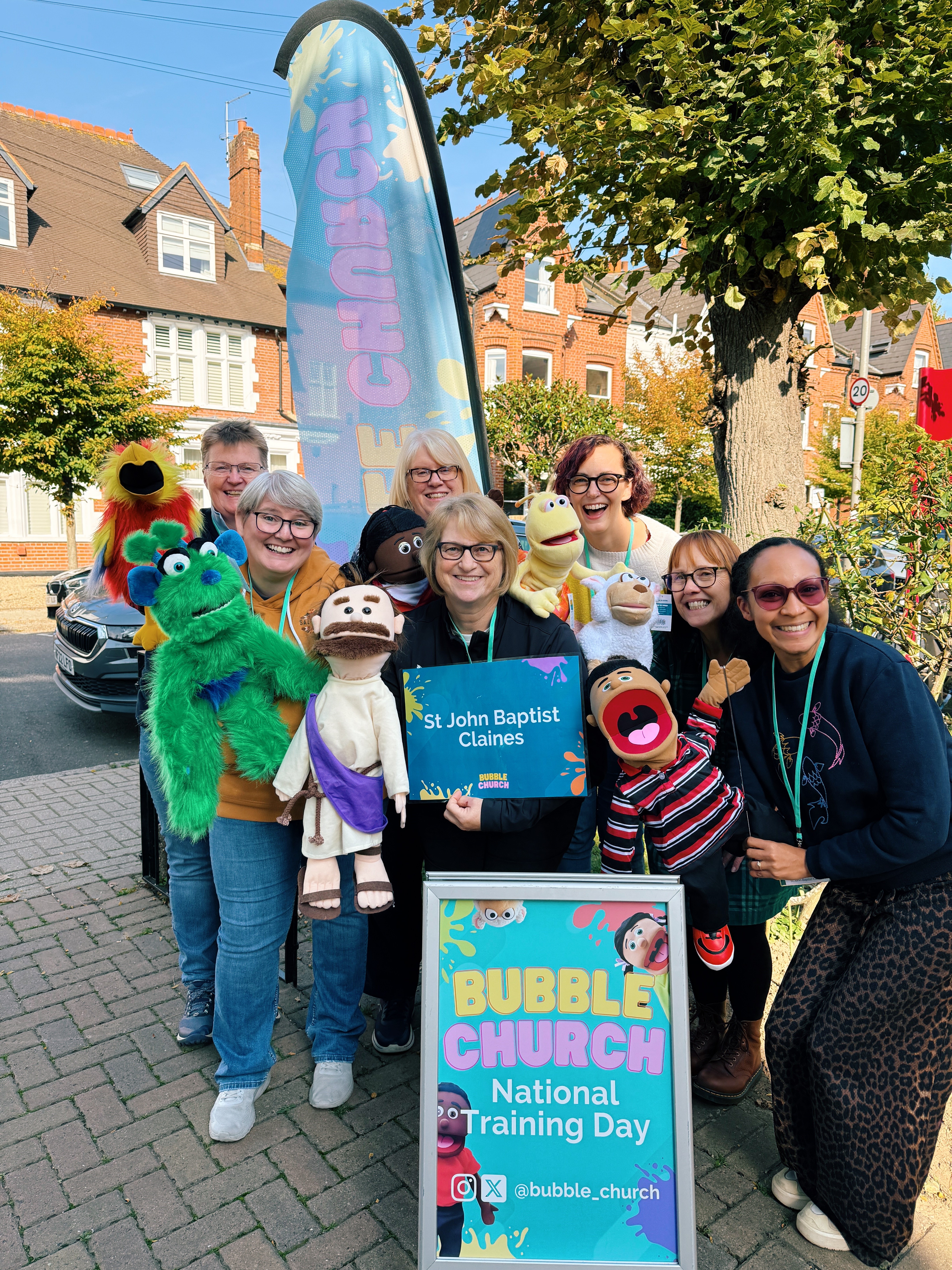 Bubble church training day