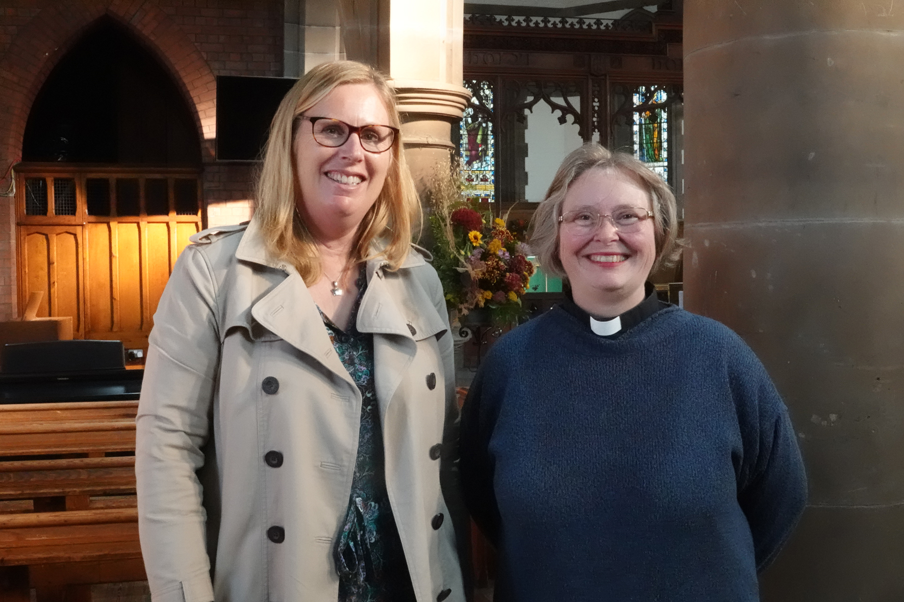 St Barnabas Head Sarah Hanson with vicar Sarah Northall