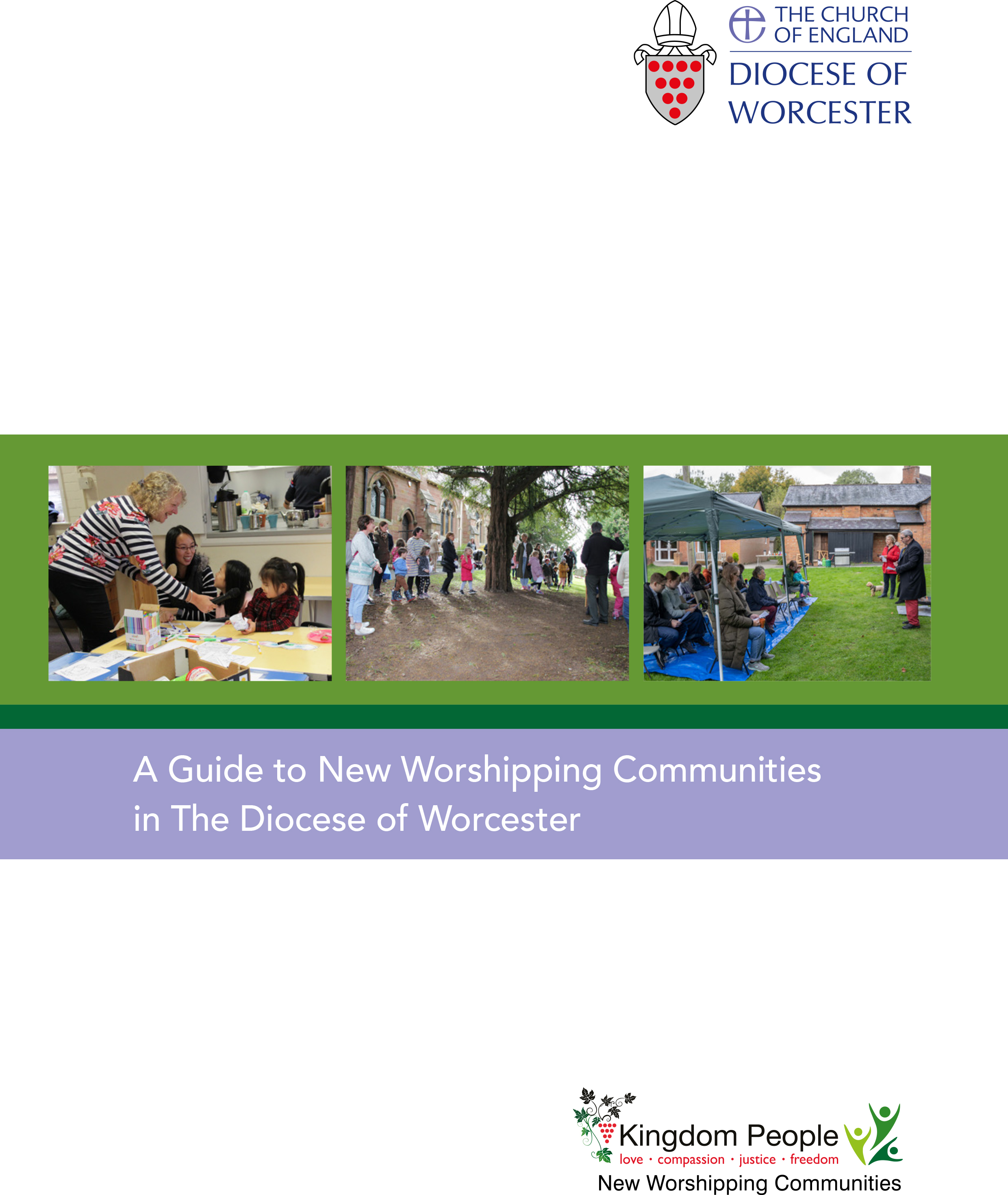 Front cover of the guide to New Worshipping communities