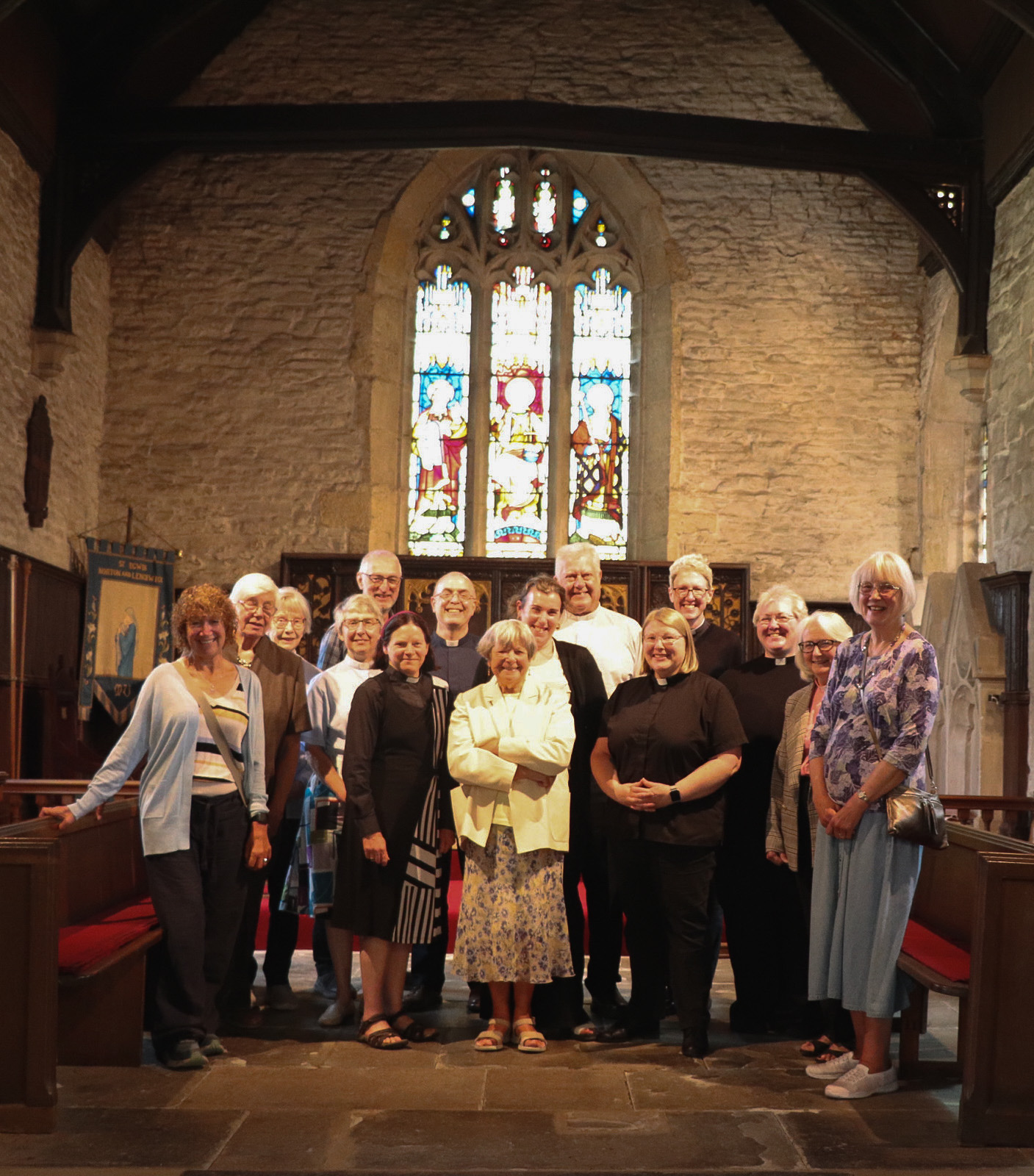 Pershore and Evesham Chapter gathered in church