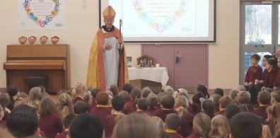 Bishop John at Hartlebury primary school_header
