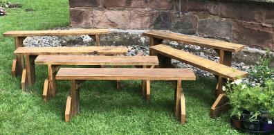 new benches outside Holt Church.jpg