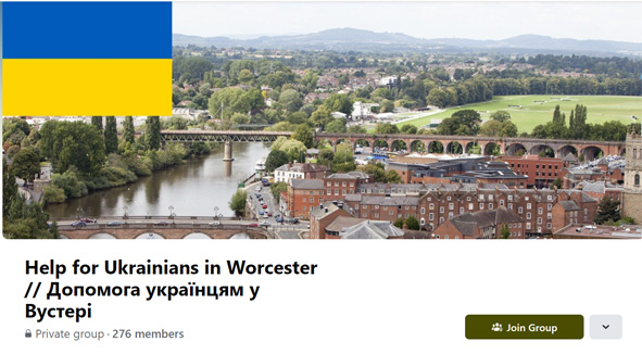 Ukrainians in Worcester facebook page