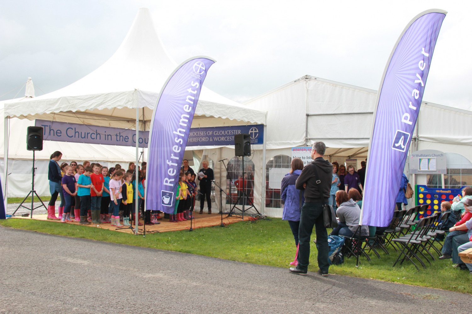 The stage at the three counties show
