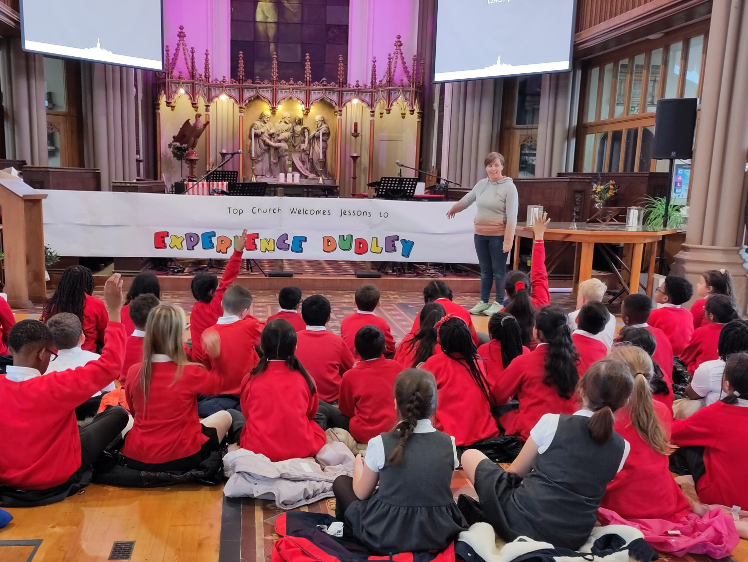 Children at Experience Dudley in Top Church