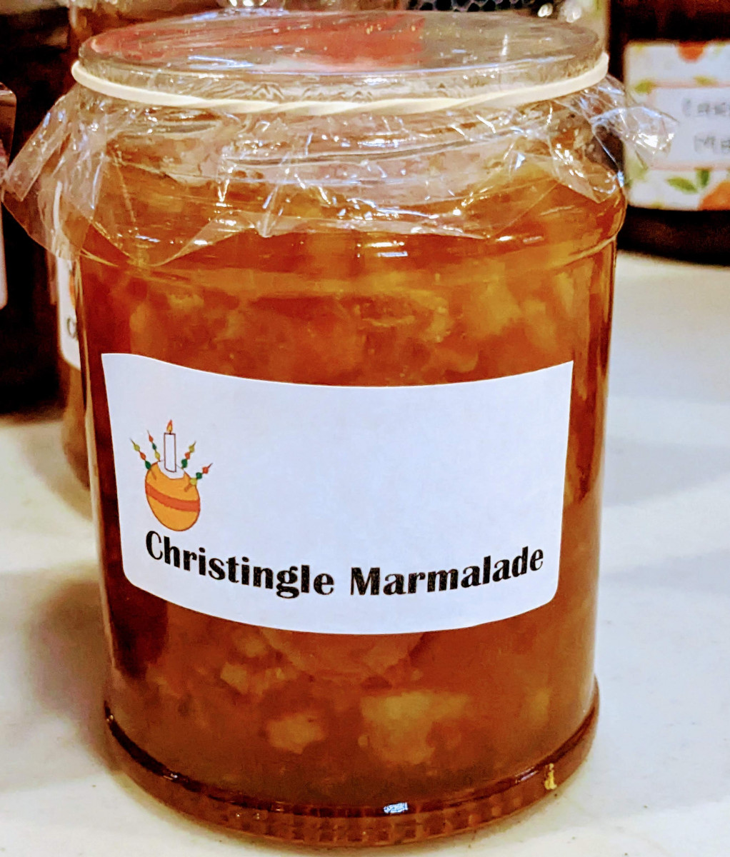 Jar of Christingle Marmalade
