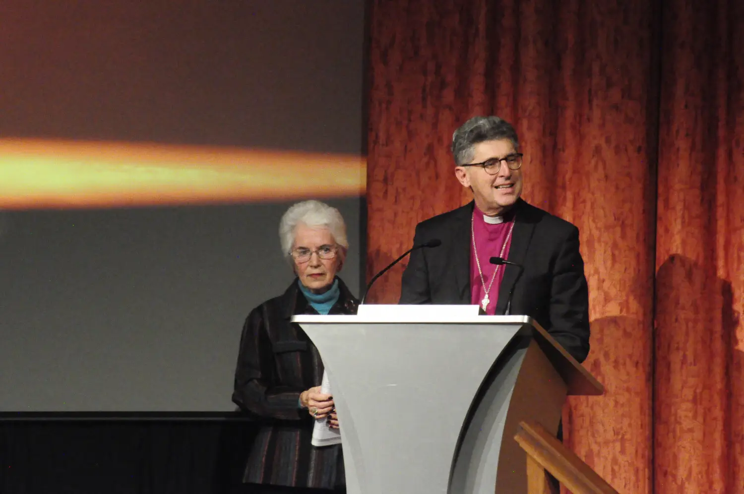 Bishop Martin speaking at the event