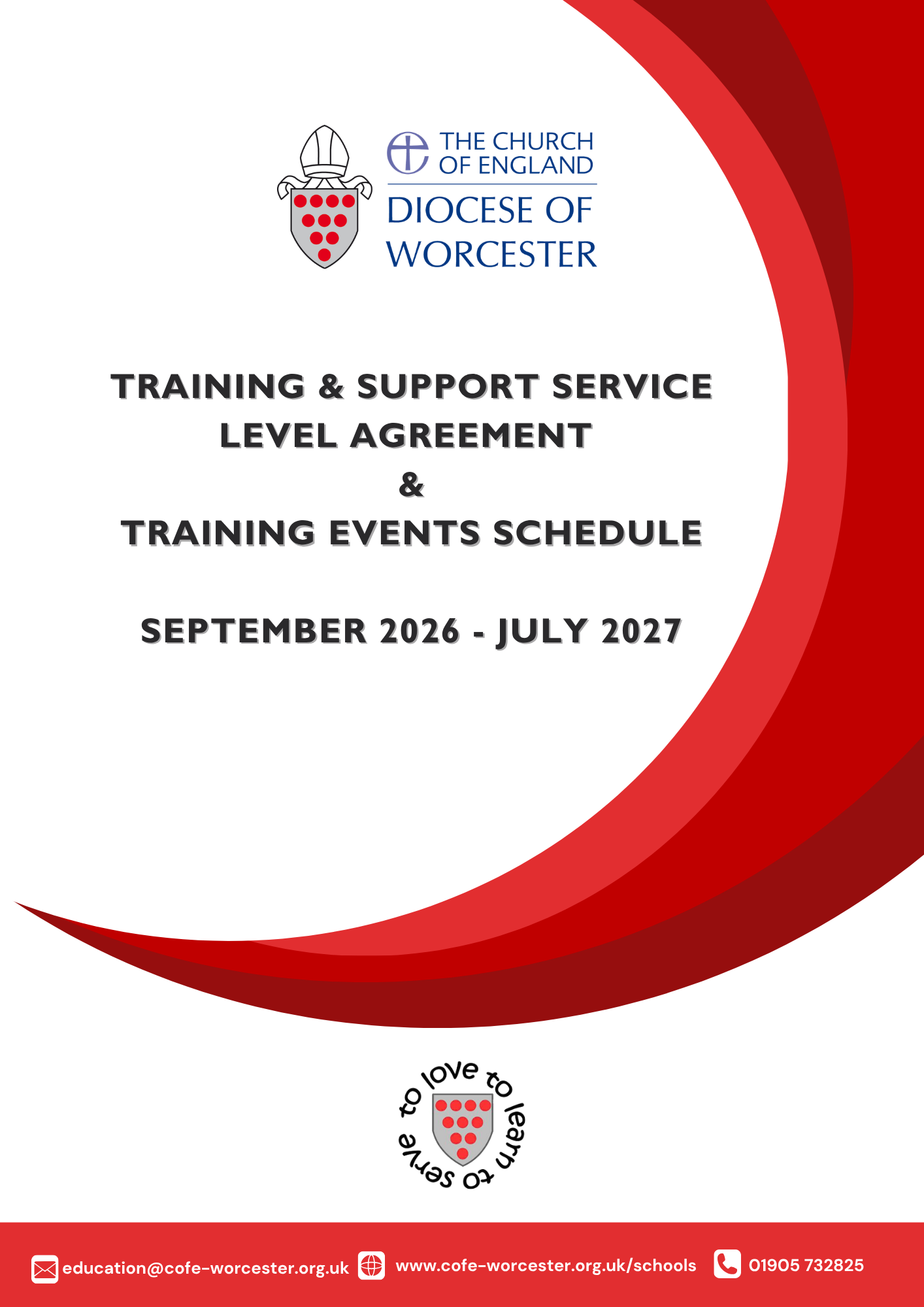 Cover of the Training & Support SLA 2026–27